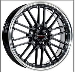 

Диск колесный Borbet CW2 7xR17 5x105 ET40 ЦО56,6 черный глянцевый с полированным ободом 221032