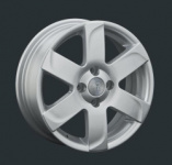 

Диск колесный LS Replay KI12 5.5xR15 5x114.3 ET45 ЦО67.1 серебристый 824408