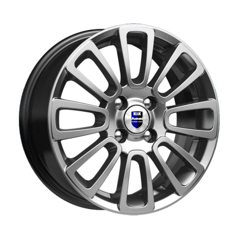 

Диск колесный K&K КС-717 6.5xR15 5x100 ЕТ40 ЦО67.1 дарк платинум 71163