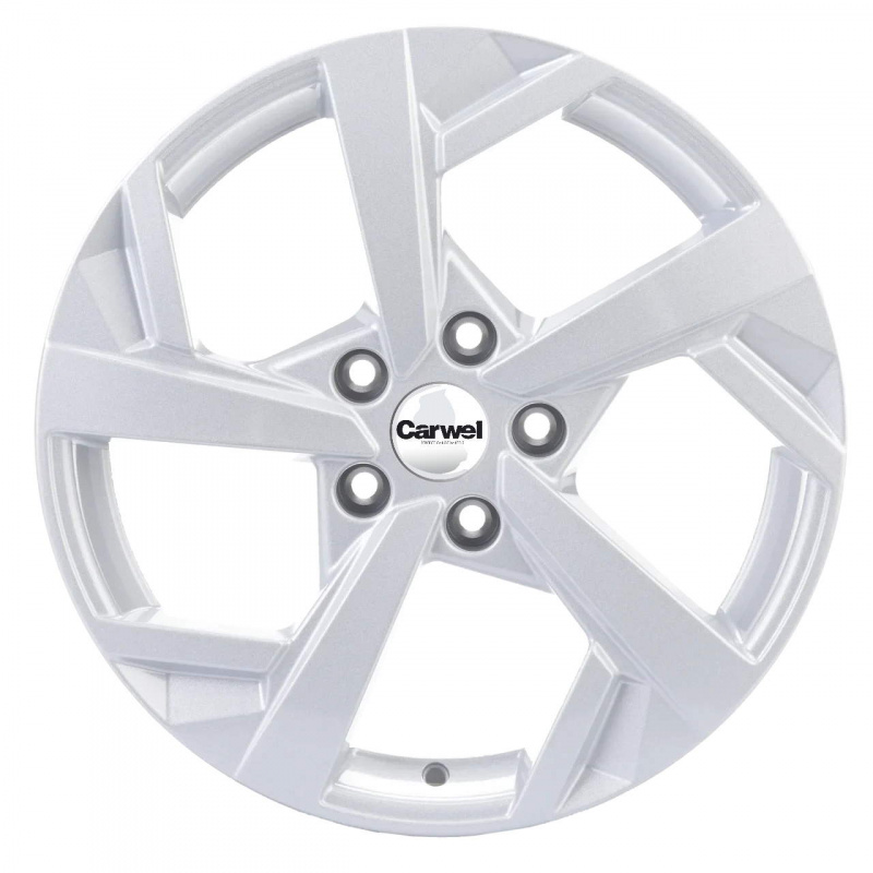 

Диск колесный Carwel Тенис 1712 7xR17 5x114,3 ET39 ЦО60,1 серебристый 32818