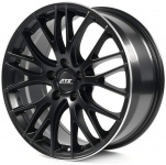 

Диск колесный ATS Perfektion 8xR17 5x114,3 ET40 ЦО70,1 чёрный матовый с полированным ободом PK80740B83-6