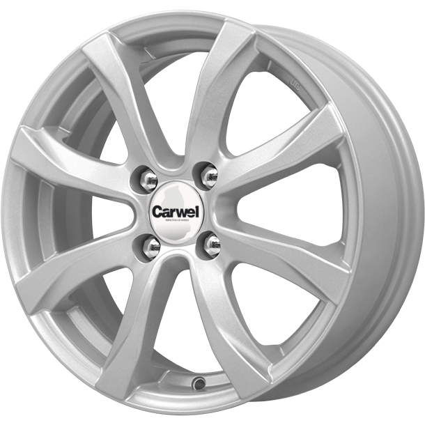 

Диск колесный Carwel Омикрон 110 6xR15 4x108 ET30 ЦО65.1 серебристый металлик 101609