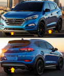 

Накладки на бампера и пороги dark gray body kit для Hyundai Tucson 2015 - 2018, Tucson