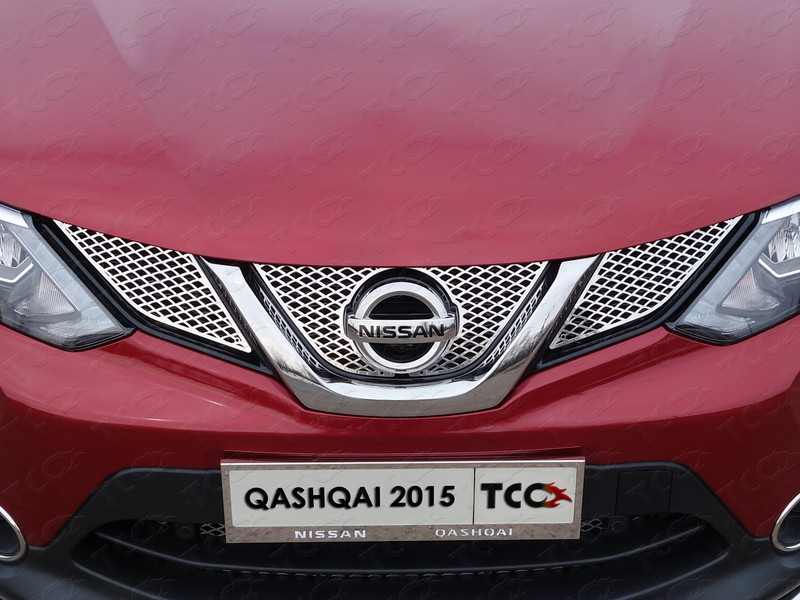 

Решетка радиатора верхняя (лист) TCC NISQASH14-20 Nissan Qashqai 2019-2020, Qashqai