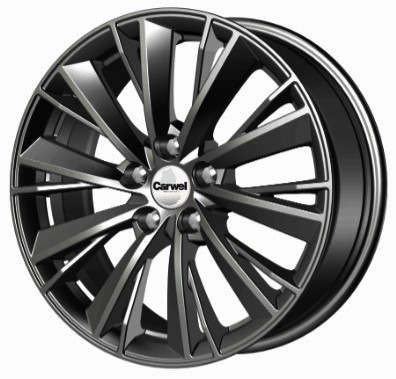 

Диск колесный Carwel Кивиристи 7xR17 5x114.3 ET40 ЦО66.1 серебристый 102623