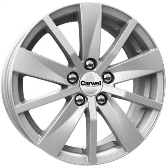 

Диск колесный Carwel Имлес 165 6xR15 5x100 ET38 ЦО57.1 серебристый металлик 101715