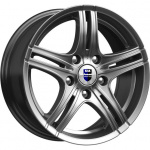 

Диск колесный K&K Омаха 5.5xR14 4x100 ET36 ЦО60.1 серый тёмный глянцевый r71464