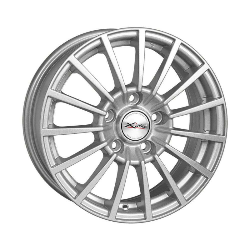 

Диск колесный X'trike X-105 6.5xR15 5x114.3 ЕТ38 ЦО67.1 серебристый 14407FX