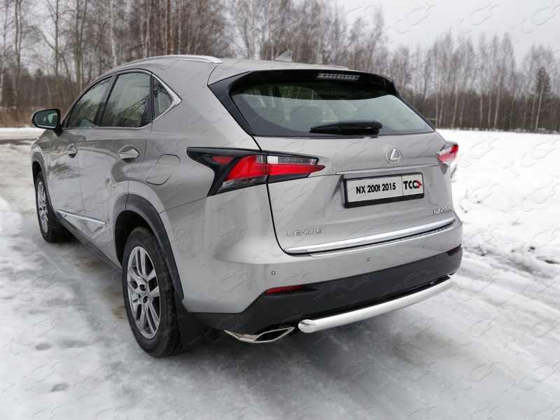 

Защита задняя TCC LEXNX20015T-16 Lexus NX 2017, NX