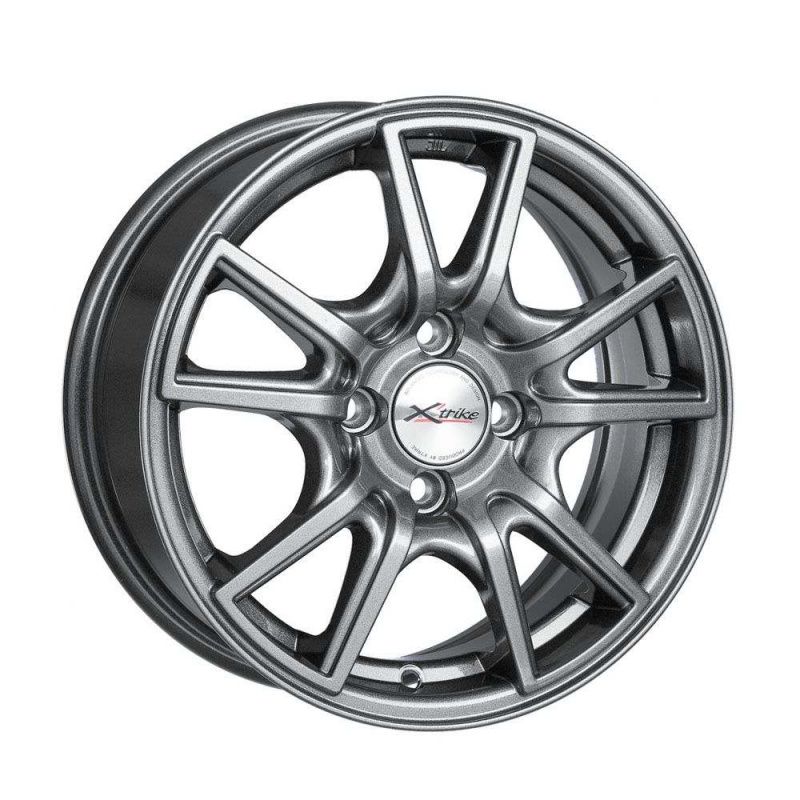 

Диск колесный X'trike X-104 6xR14 5x100 ЕТ38 ЦО67.1 серебристый темный 5793