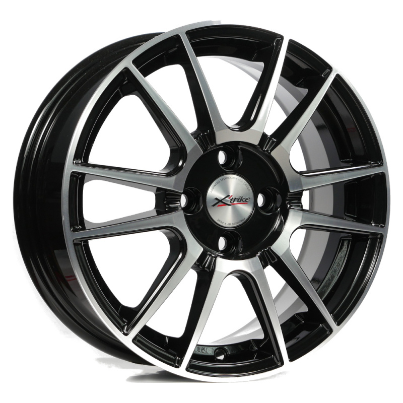 

Диск колесный X'trike X-130 7.5xR18 5x114.3 ЕТ35 ЦО66.1 черный с полировкой 74399