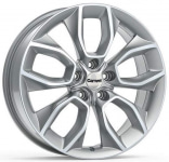 

Диск колесный Carwel Хасан 202 7xR18 5x114.3 ET48.5 ЦО67.1 серебристый металлик 101796