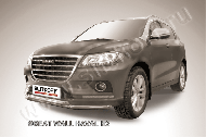 

Защита переднего бампера d57+d57 для Haval H2 (Хавал Н2) 2014-2019, H2