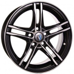 

Диск колесный Venti 1505 6xR15 5x100 ЕТ38 ЦО57.1 черный с полированной лицевой частью V1505-615-571-5x100-38