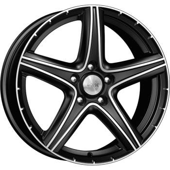 

Диск колесный K&K Барракуда 7,5xR17 5x114,3 ET45 ЦО66,1 черный глянцевый с полированной лицевой частью 12866