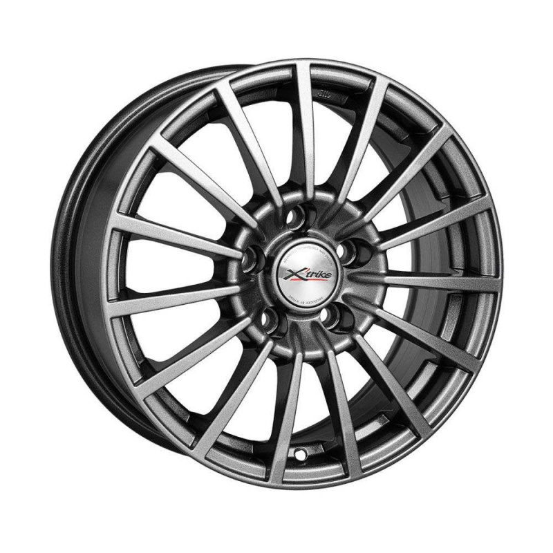 

Диск колесный X'trike X-105 6.5xR15 5x100 ЕТ48 ЦО67.1 серебристый темный 5740