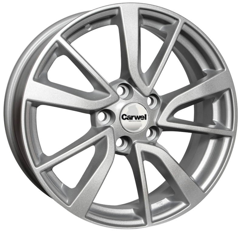 

Диск колесный Carwel Кадам 162 7xR17 5x114,3 ET40 ЦО66,1 серебристый 33790