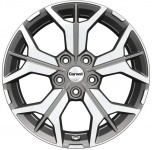 

Диск колесный Carwel Бусани 1715 7xR17 5x114.3 ET50 ЦО67.1 серый с полированной лицевой частью 098630