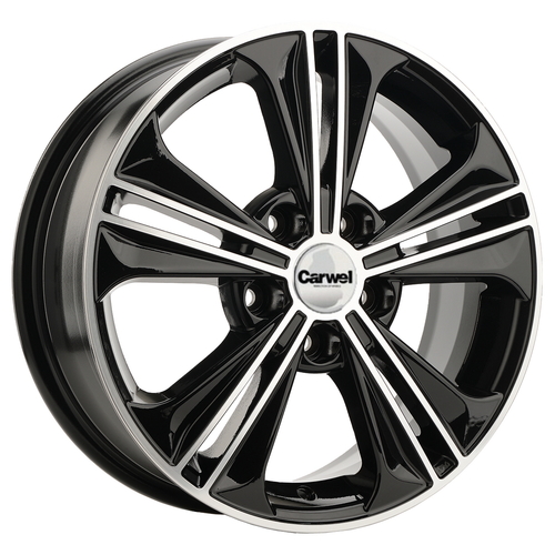 

Диск колесный Carwel Ханто 1603 6xR16 5x114.3 ЕТ43 ЦО67.1 черный глянцевый с полированной лицевой частью 00036686