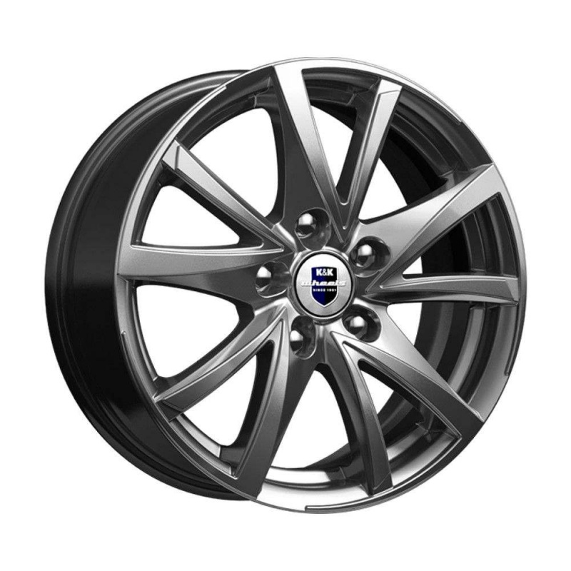 

Диск колесный K&K КС-546 6.5xR15 4x108 ЕТ27 ЦО65.1 дарк платинум r72140