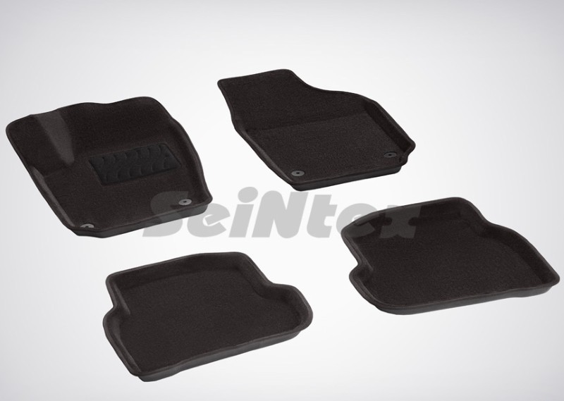 

Коврики салона текстильные 3D, чёрные Seintex 83734 Volkswagen Passat 2011-, Passat