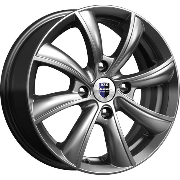 

Диск колесный K&K Бриз 6xR15 4x100 ET40 ЦО60,1 серый темный глянцевый r73236