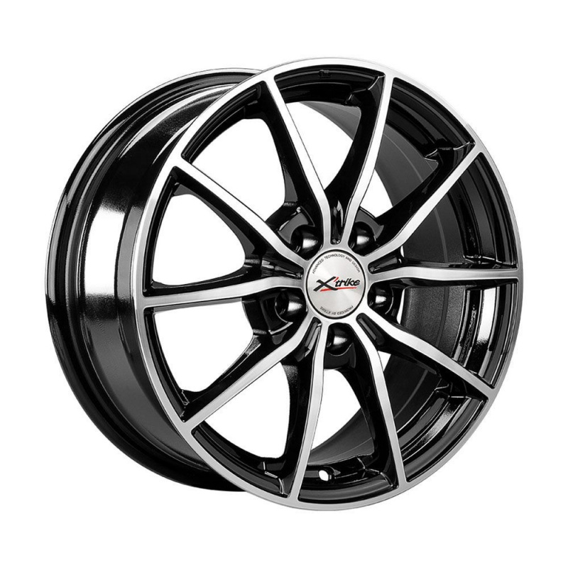 

Диск колесный X'trike X-111 6.5xR15 5x114.3 ЕТ38 ЦО67.1 черный полированный 13087