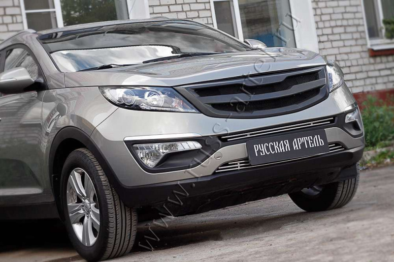 

Решётка радиатора. Вариант 2 с черной сеткой, Sportage