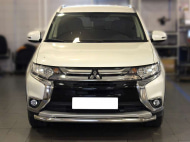 

Защита передняя трубообразная d-53 Технотек MOU15_1 Mitsubishi Outlander (3G) рест. 2 2015, Outlander