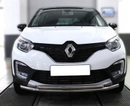 

Дуга передняя по низу бампера радиусная одинарная d-53 для Renault Kaptur 2016, Kaptur