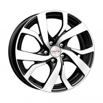 

Диск колесный K&K КС-607 6.5xR16 5x114.3 ЕТ48 ЦО67.1 алмаз черный r13952