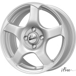 

Диск колесный iFree Коперник 6,5xR15 5x114,3 ET40 ЦО66,1 серебристый 135206