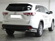 

Защита заднего бампера "уголки" d-60+53 Технотек HYG 2014_3.4 Toyota Highlander 2014, Highlander