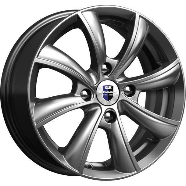 

Диск колесный K&K Бриз 6xR15 4x100 ET46 ЦО54.1 серый тёмный глянцевый r75446