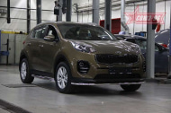 

Защита переднего бампера труба 42 мм Souz-96 KISP.48.5403 KIA Sportage (4G) 2016, Sportage