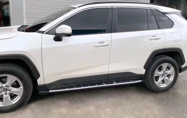 

Боковые подножки, пороги для Toyota RAV4 (Тойота РАВ4) 2019 -, RAV4