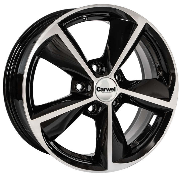 

Диск колесный Carwel Каган 160 6.5xR16 5x114.3 ET41 ЦО67.1 серебристый металлик 102125