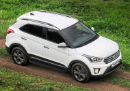 

Боковые подножки, пороги "Premium-Black" (алюминий, черный) Rival A173ALB.2310.1 Hyundai Creta 2016, Creta