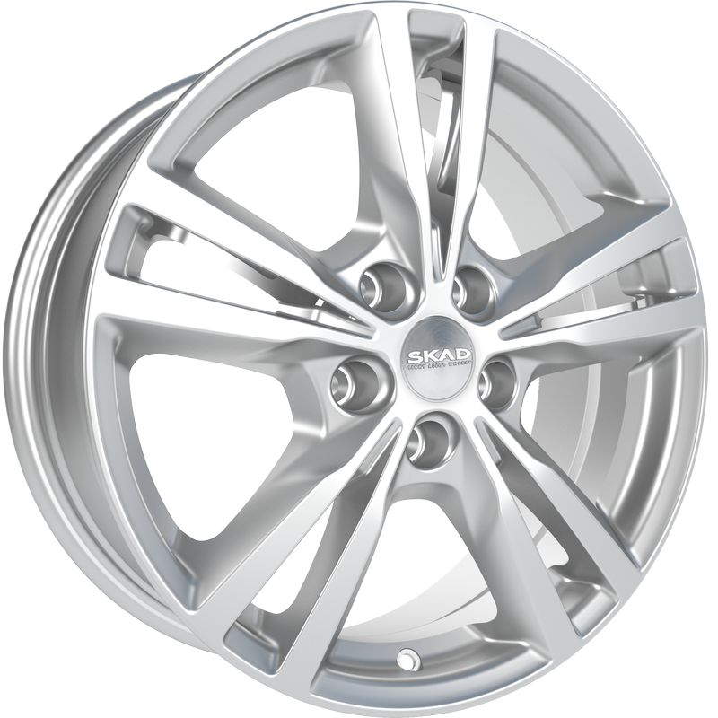 

Диск колесный СКАД Мельбурн 7xR17 5x108 ET50 ЦО63,35 серебристый 2070108