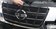 Защитная сетка под решетку радиатора для Nissan Patrol 2014 -