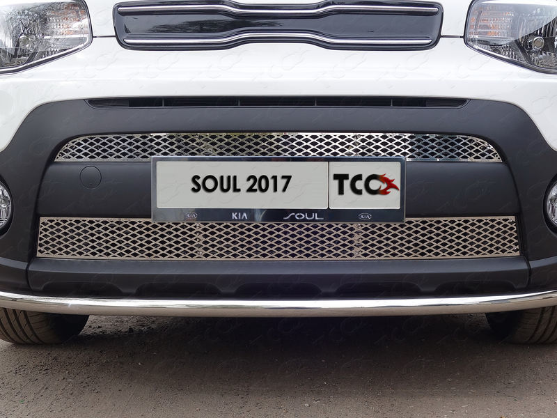 

Решетка радиатора нижняя (лист) TCC KIASOUL17-02 Kia Soul 2017-2019, Soul