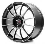 

Диск колесный MAK XLR 7xR17 5x112 ET42 ЦО66.6 чёрный матовый с полированной лицевой частью F7070XLRIB42VS