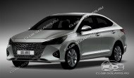 

Дефлектор Хендай Солярис 2020 ( Hyundai Solaris, Solaris