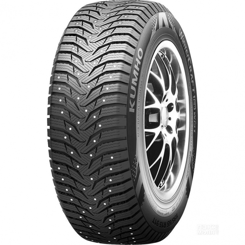 

Шина автомобильная Kumho WI31 155/80 R13 зимняя, шипованная, 79Q