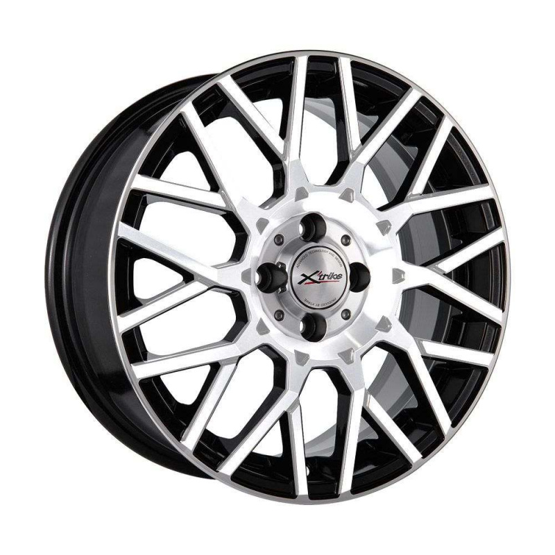 

Диск колесный X'trike X-124 6.5xR16 4x108 ЕТ45 ЦО63.35 черный частично полированный 68182