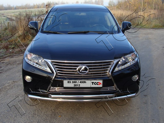 

Защита передняя нижняя 60,3/60,3 мм Компания ТСС LEXRX35012-01 Lexus RX350 2012 - 2015, RX