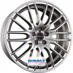 

Диск колесный Borbet CW4 8xR17 5x120 ET35 ЦО72,5 серебристый 221310