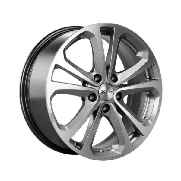 

Диск колесный X'trike X-113 7xR17 5x105 ЕТ38 ЦО56.6 темно серый с полировкой 14159