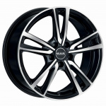 

Диск колесный MAK Icona 7,5xR17 5x114,3 ET48 ЦО76 черный глянцевый с полированной лицевой частью F7570ICBM48F4