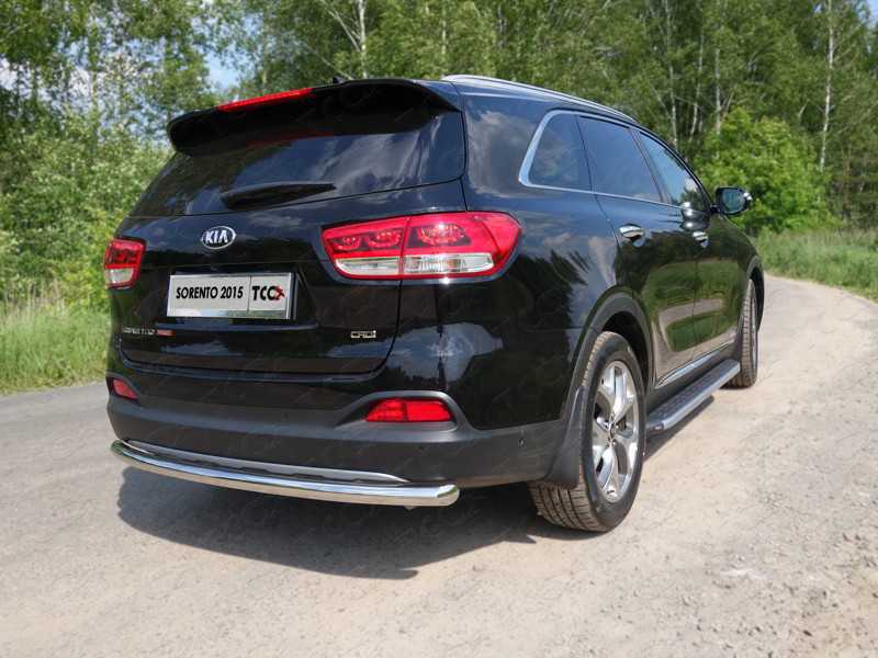 

Защита задняя (длинная) TCC KIASOR15-17 Kia Sorento Prime 2018, Sorento Prime